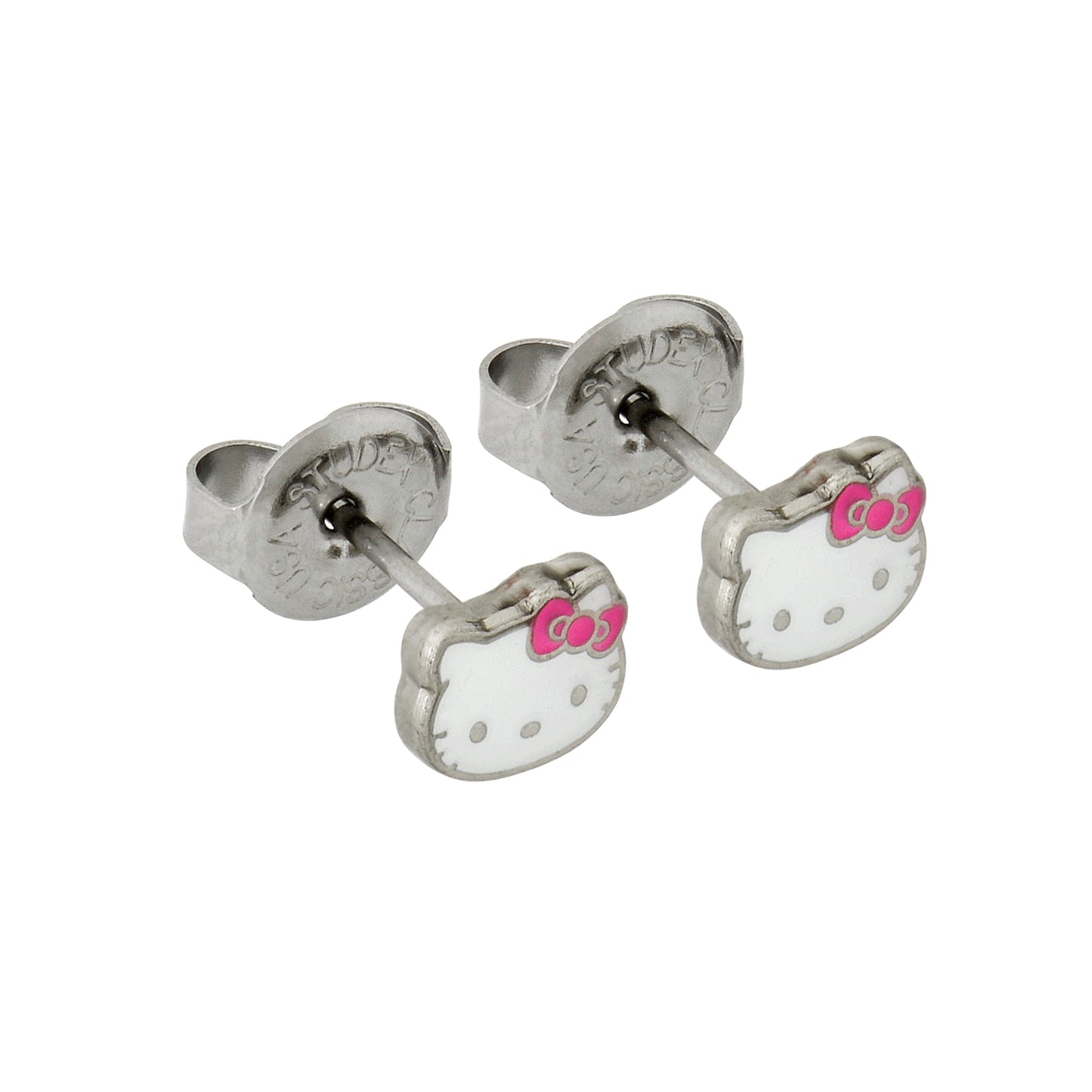 System 75 Hello Kitty Piercing Studs - Stainless Steel