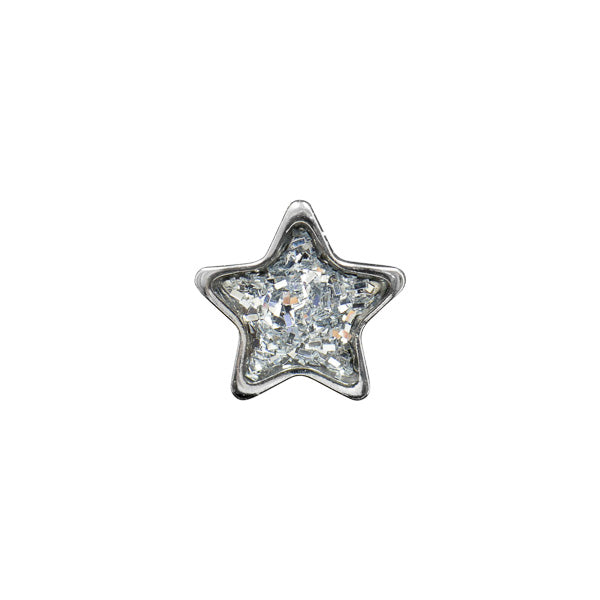 Sensitive Puff Pad Fashion - Clear Glitter Star