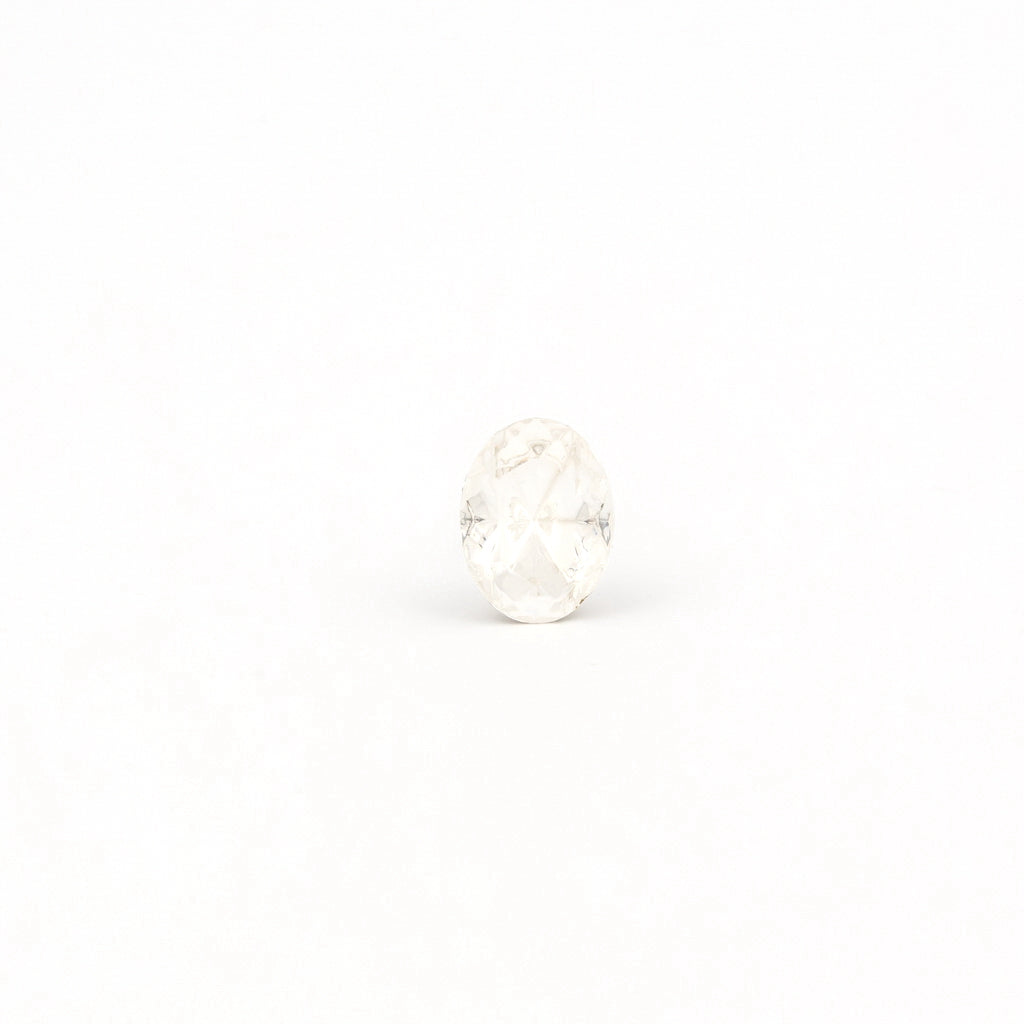 Sensitive Puff Pad Fashion - Austrian Crystal - 8X6mm - Stainless Steel