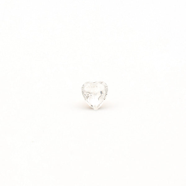 Sensitive Puff Pad Fashion - Austrian Crystal - 6X6mm - Gold Plated