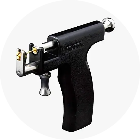 Prong Set Cubic Zirconia Universal Flatpack Piercing Studs - Stainless Steel - Large Adaptor