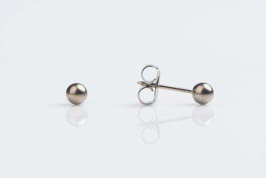 System 75  Ball Piercing Studs - 4mm - Regular Post - Titanium