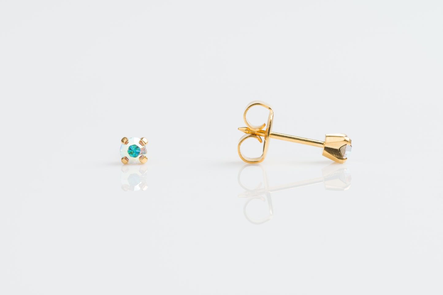 Prong Set Birthstone System 75™ Piercing Studs