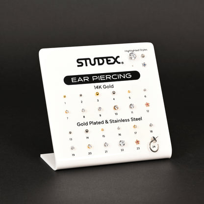 System 75  14K Gold & Stainless Steel Display