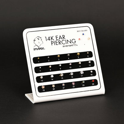 System 75  14K Gold 28 Styles Display