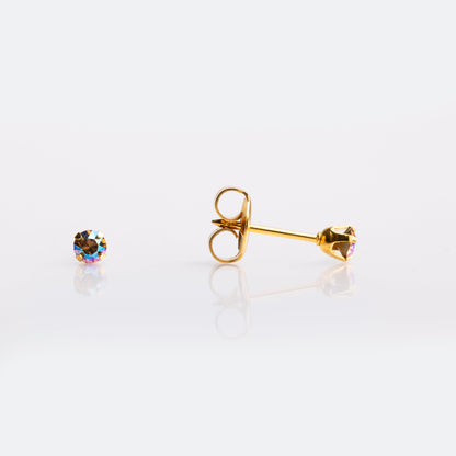 System 75™ Shimmer Crystal Piercing Studs - September Sapphire Crystal