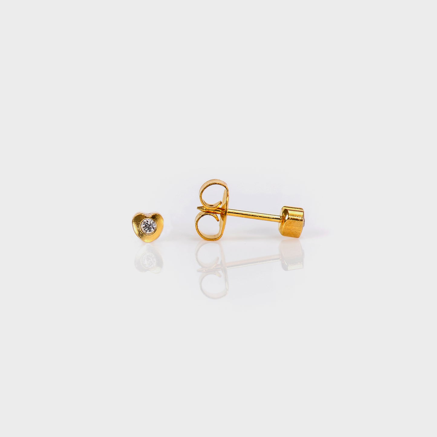 Heart Crystal System 75™ Piercing Studs