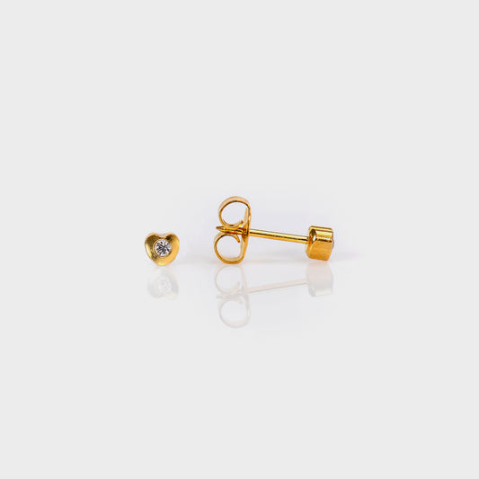 Heart Crystal System 75™ Piercing Studs