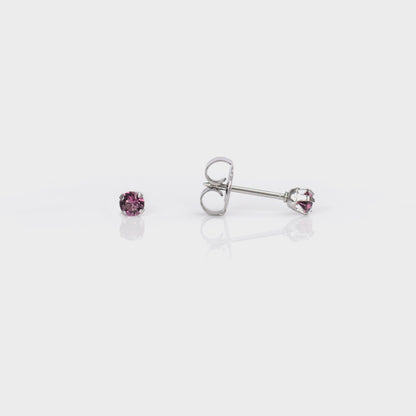 Prong Set Birthstone System 75™ Piercing Studs