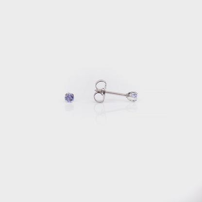 Prong Set Birthstone System 75™ Piercing Studs