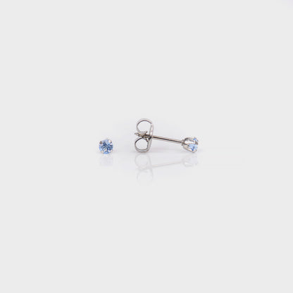 Prong Set Birthstone System 75™ Piercing Studs