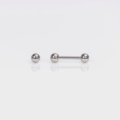 Barbell 4mm 3/8" 16 Gauge System 75™ Ball Piercing Studs