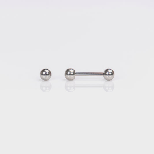 Barbell 4mm 3/8" 16 Gauge System 75™ Ball Piercing Studs