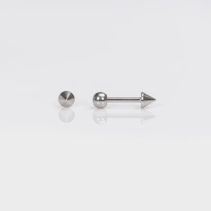 Barbell 4mm 3/8" 16 Gauge System 75™ Spike Piercing Studs