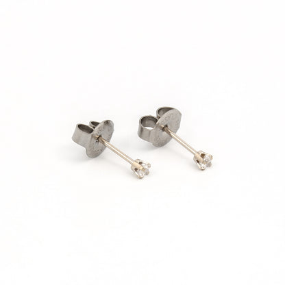 Prong Set Cubic Zirconia System 75™ Piercing Studs