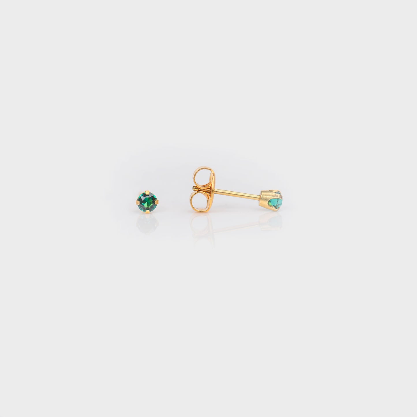 Prong Set Birthstone System 75™ Piercing Studs