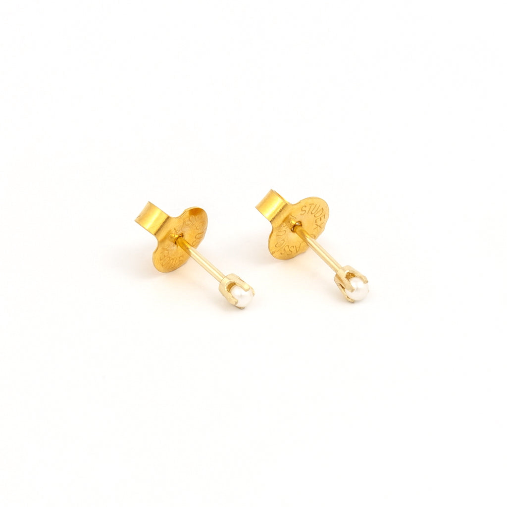 Prong Set Pearl System 75™ Piercing Studs