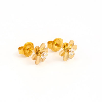 Flower Cubic Zirconia System 75™ Piercing Studs