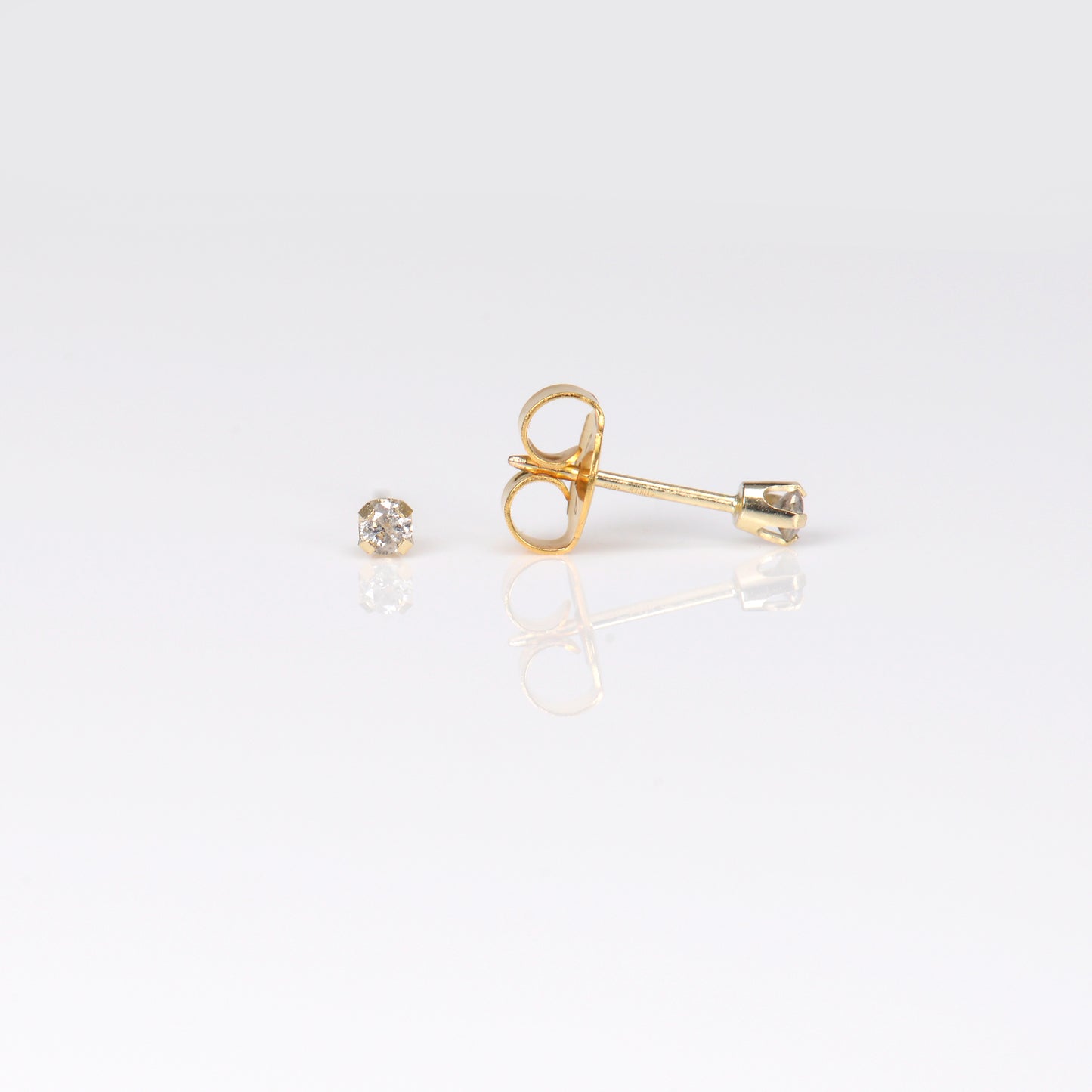 Prong Set Genuine Diamonds System 75™ Piercing Studs