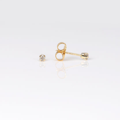 Prong Set Genuine Diamonds System 75™ Piercing Studs