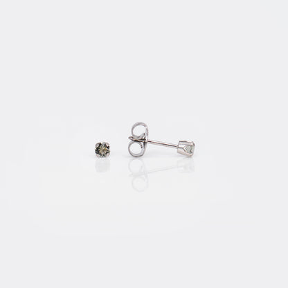 Prong Set Black Diamond Crystal System 75™ Piercing Studs