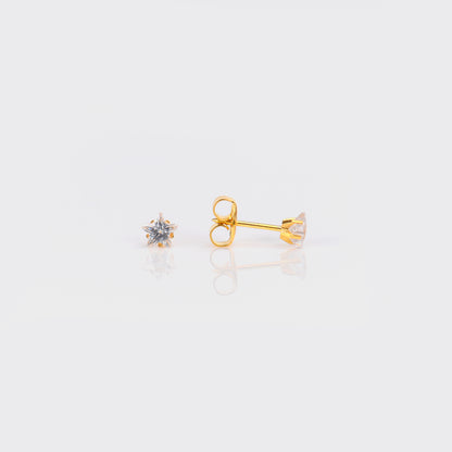 Star Cubic Zirconia System 75™ Piercing Studs