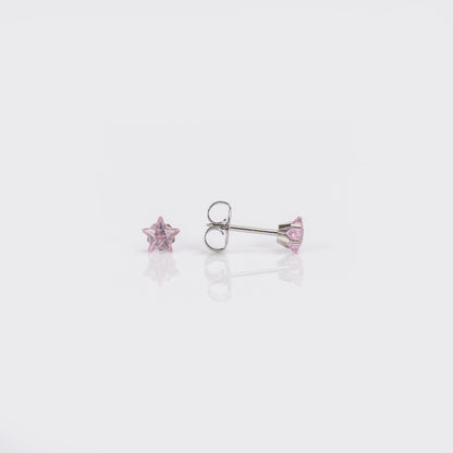 Star Cubic Zirconia System 75™ Piercing Studs