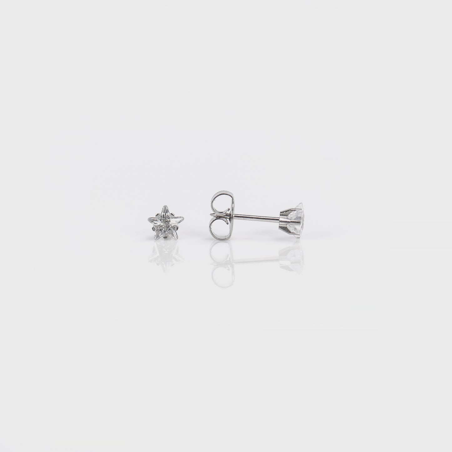 Star Cubic Zirconia System 75™ Piercing Studs