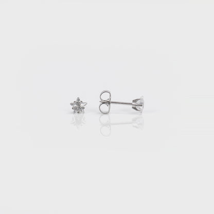 Star Cubic Zirconia System 75™ Piercing Studs