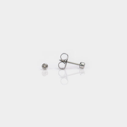 Bezel Setting System 75™ Baby Post Piercing Studs