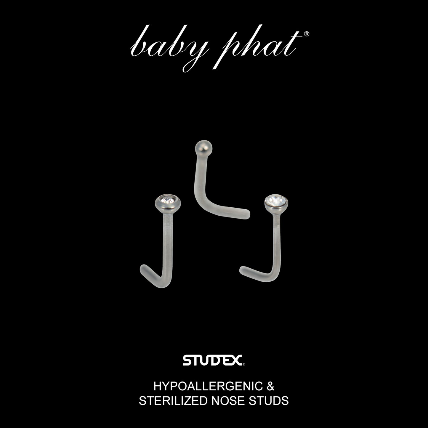Baby Phat Multi-Pack Nose Jewelry - Stainless Steel