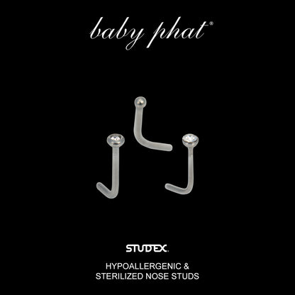 Baby Phat Multi-Pack Nose Jewelry - Stainless Steel