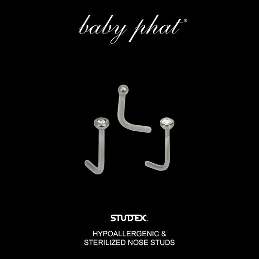 Baby Phat Multi-Pack Nose Jewelry - Stainless Steel