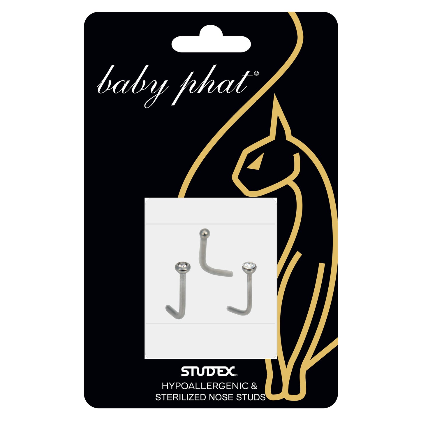 Baby Phat Multi-Pack Nose Jewelry - Stainless Steel