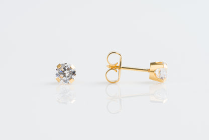 Prong Set Cubic Zirconia System 75™ Piercing Studs