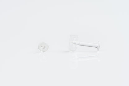 Clear Plastic System 75™ Piercing Studs