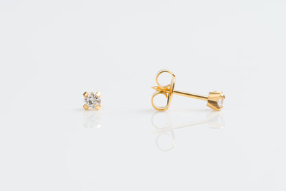 Prong Set Cubic Zirconia System 75™ Piercing Studs