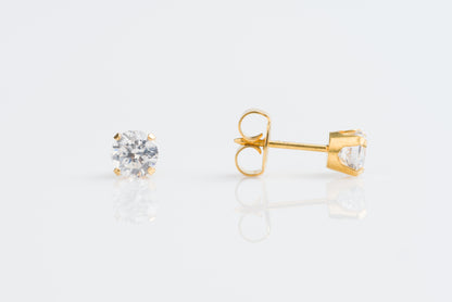 Prong Set Cubic Zirconia System 75™ Piercing Studs