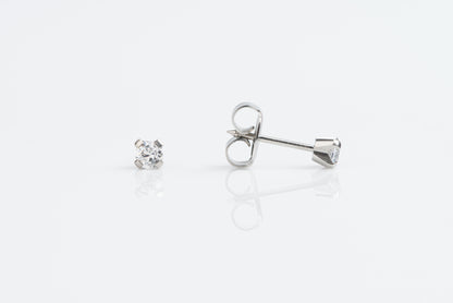 Prong Set Cubic Zirconia System 75™ Piercing Studs