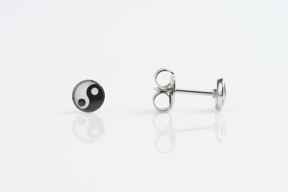 System 75™ Yin-Yang Piercing Studs - Stainless Steel