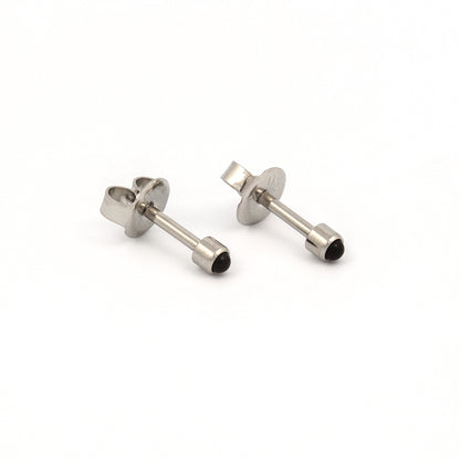 Bezel-Set Color Universal Flatpack Piercing Studs