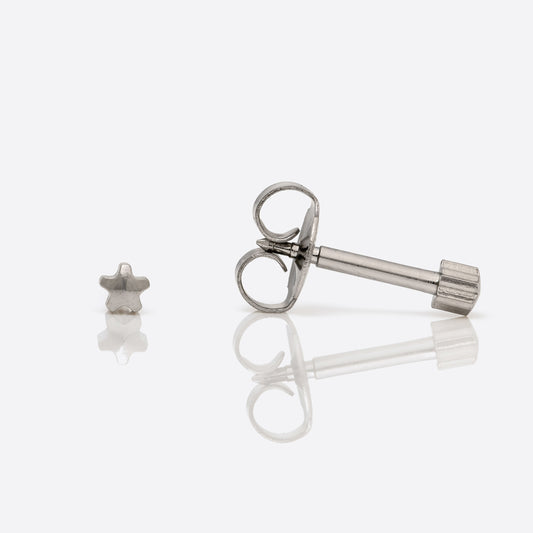 Star Universal Flatpack Piercing Studs - Stainless Steel - Mini Adaptor