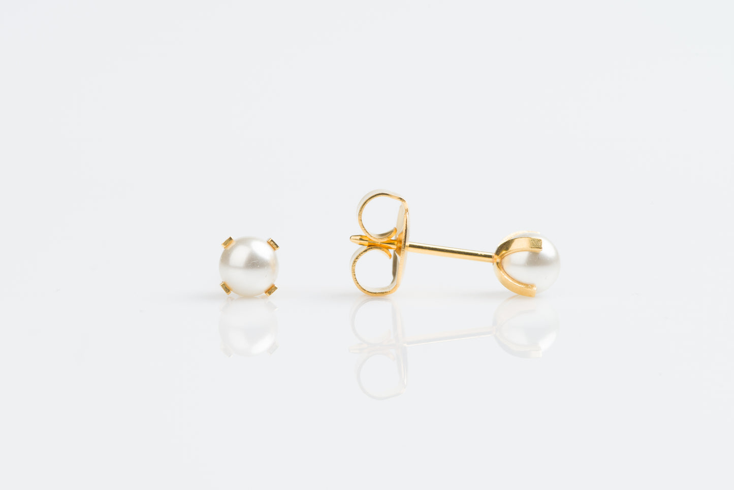 Prong Set Pearl System 75™ Piercing Studs