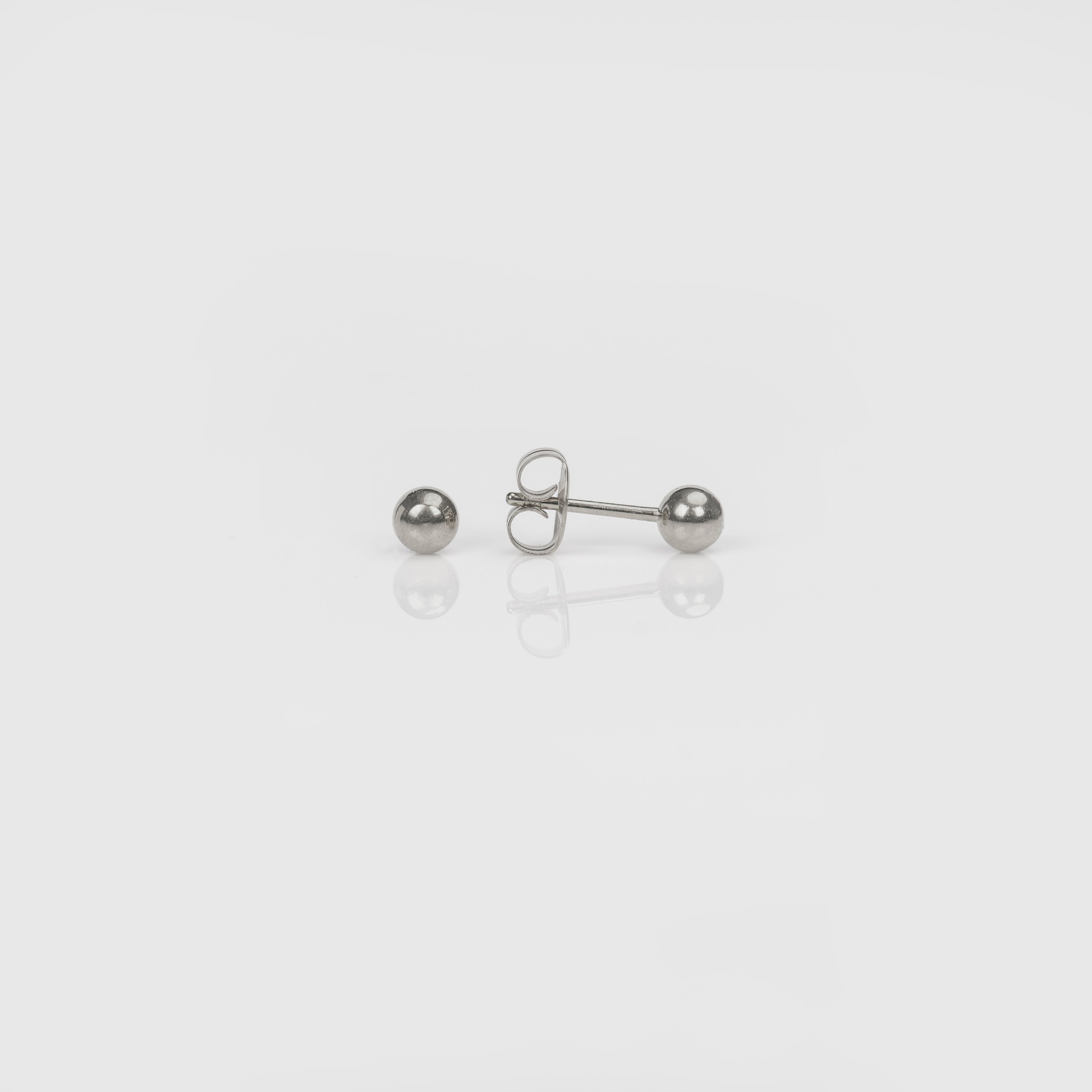 Studex Sensitive stainless steel 4mm ball stud earrings