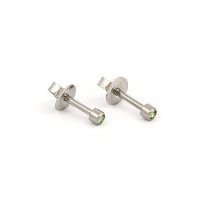 Bezel Crystal Universal Select Carded Piercing Studs