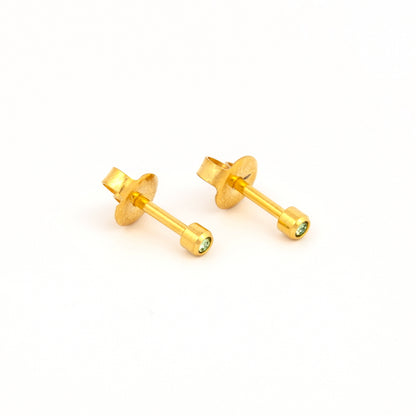 Bezel Crystal Universal Select Carded Piercing Studs