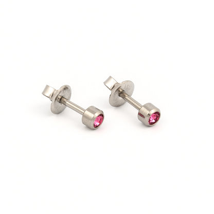 Bezel Crystal Universal Select Carded Piercing Studs