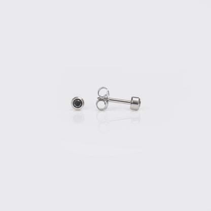 Bezel Crystal Universal Select Carded Piercing Studs