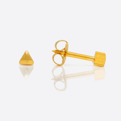 Shapes Universal Flatpack Piercing Studs - Gold Plated - Regular Adaptor