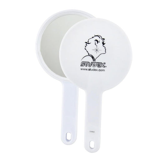 STUDEX Handheld White Mirror